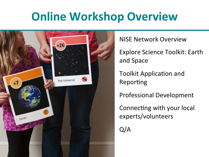 online workshop overview