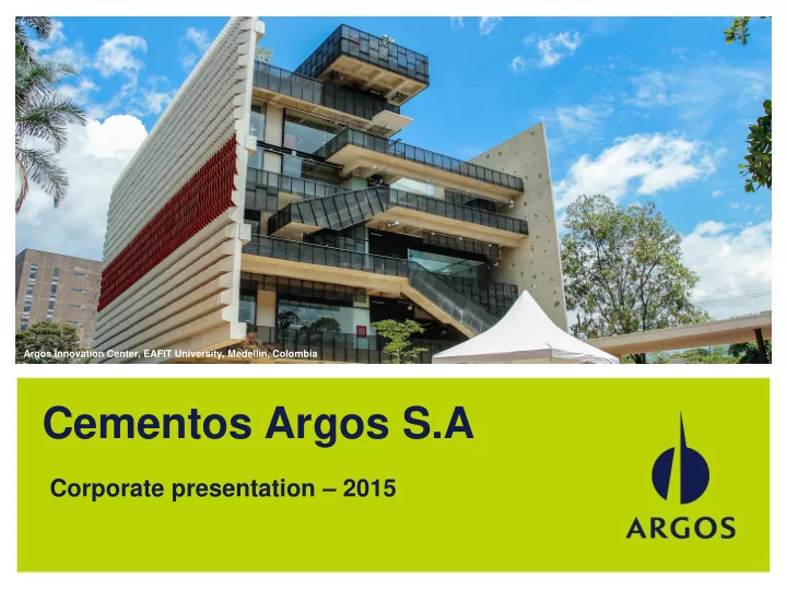 cementos argos s a