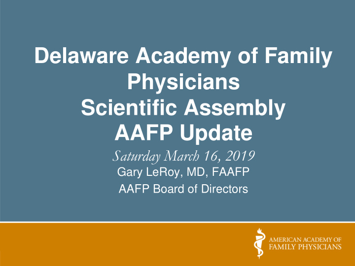 aafp update