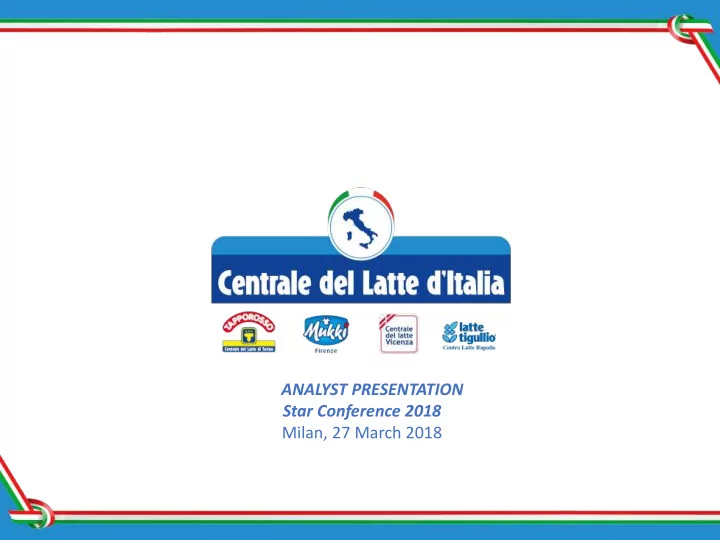 star conference 2018