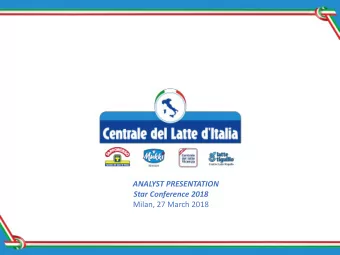 Star Conference 2018  Milan, 27 March 2018  The Group  2  Our history  From 1950 to 1990  From 1990