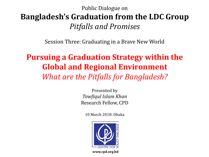 what are the pitfalls for bangladesh