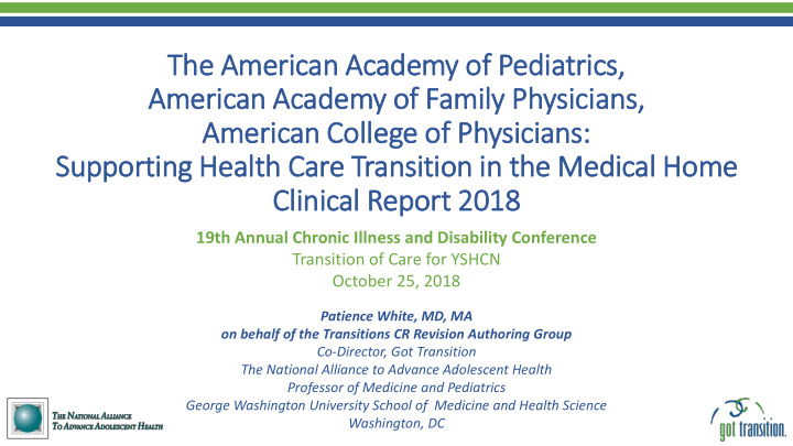 the american academy of f pediatrics