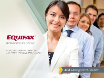 CUPA - RIO GRANDE CHAPTER  ACA (PAST, PRESENT AND FUTURE) Agenda  1.  ACA Foundations  2.  Past -