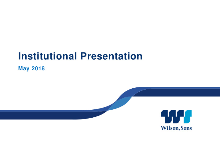 institutional presentation