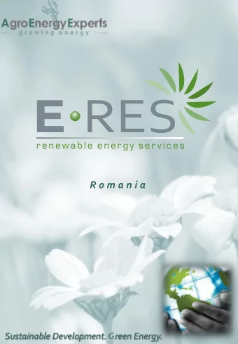R o m a n i a  Sustainable Development. Green Energy.  efficient use of natural resources