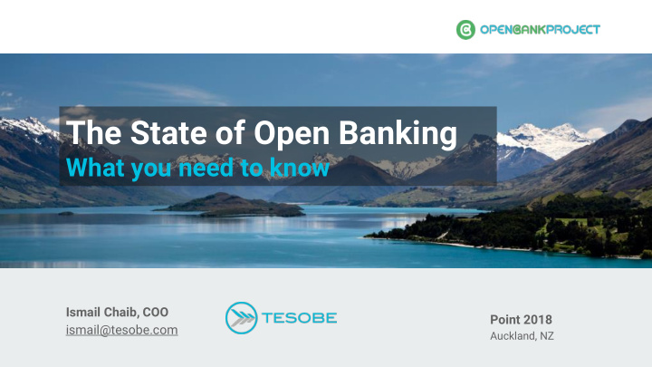 the state of open banking