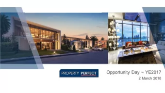 Opportunity Day ~ YE2017  2 March 2018  Key Highlights YE2017 ~ Total Revenue