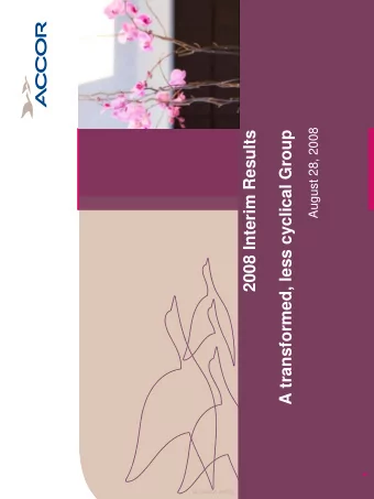 2008 Interim Results  A transformed, less cyclical Group  1  Digital Vision Ltd  Executive Summary