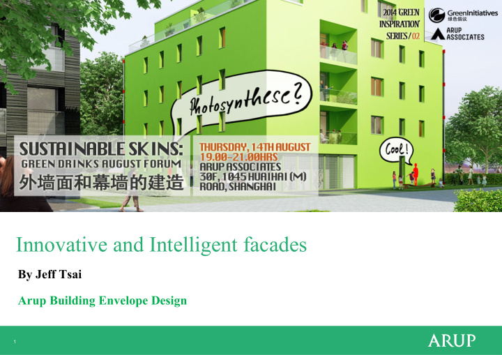 innovative and intelligent facades