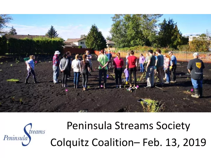 peninsula streams society