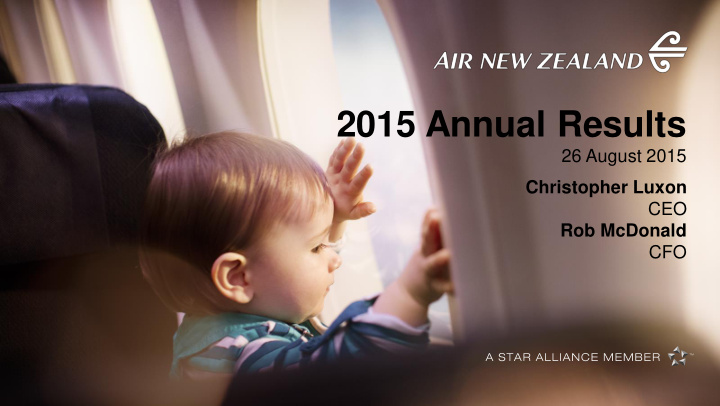 2015 annual results