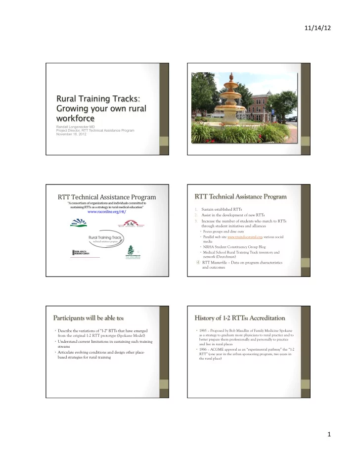 rural training tracks growing your own rural workforce