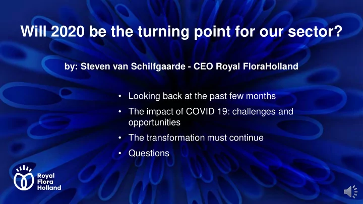will 2020 be the turning point for our sector