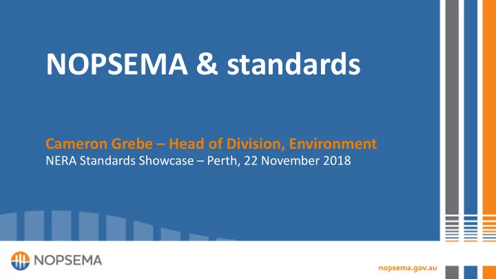 nopsema standards