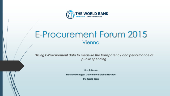 e procurement forum 2015