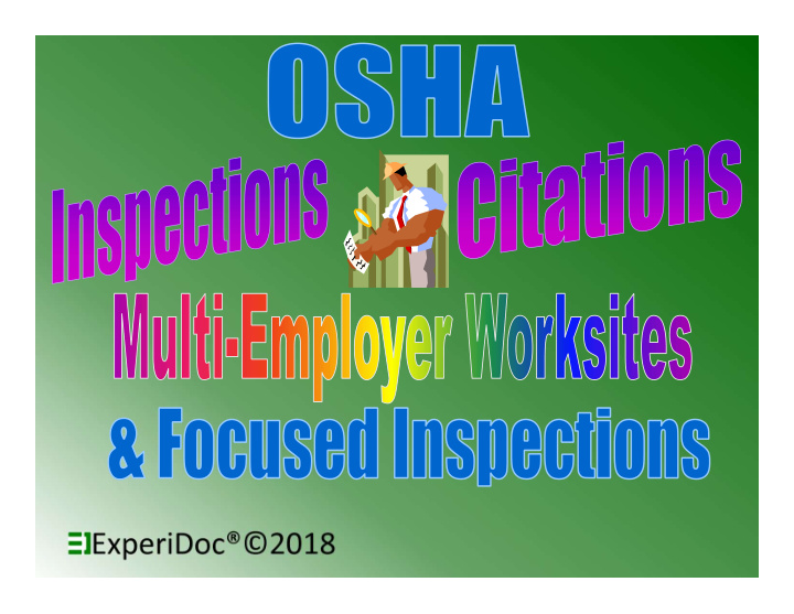 inspections osha s rights