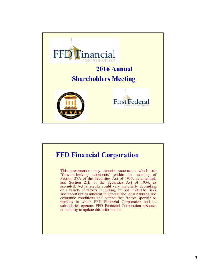 ffd financial corporation