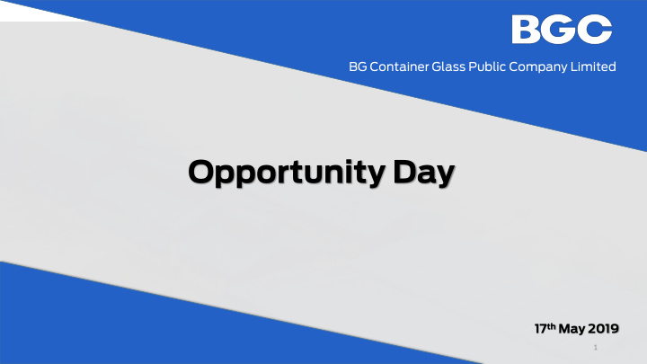 opportunity day