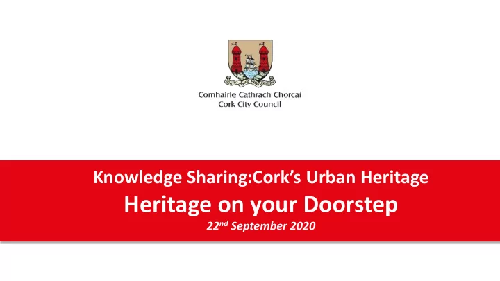 heritage on your doorstep