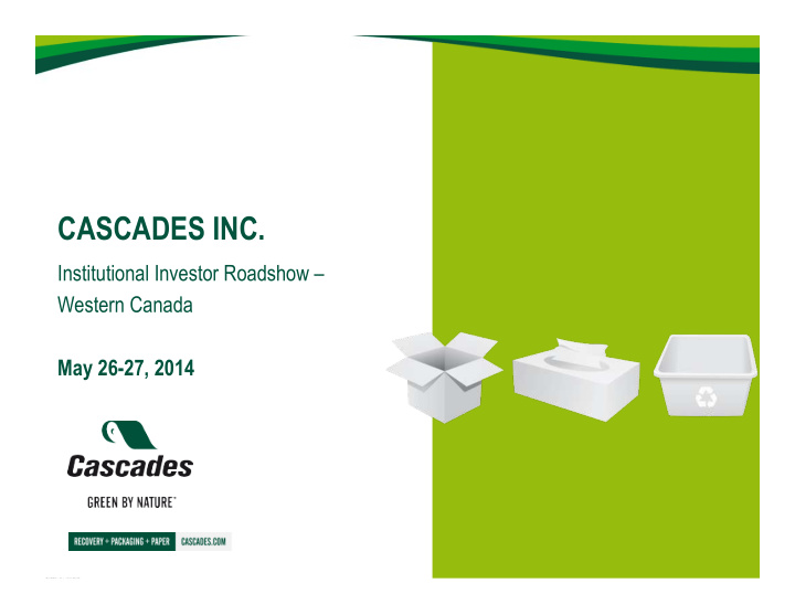 cascades inc