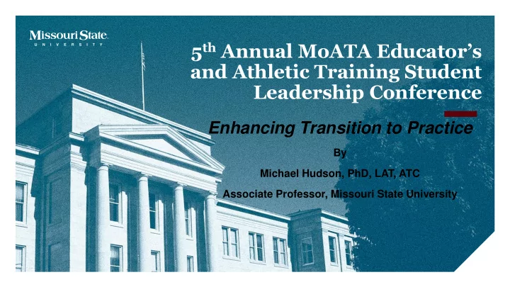 5 th annual moata educator s