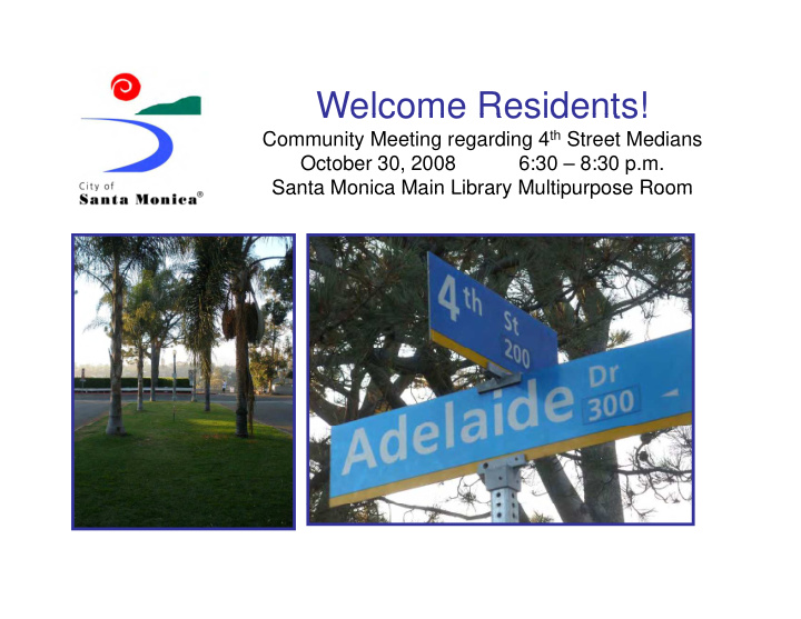 welcome residents welcome residents
