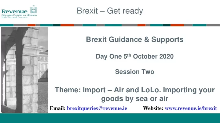 brexit get ready
