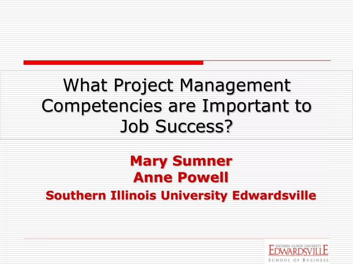 competencies are important to