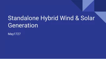 Standalone Hybrid Wind &amp; Solar  Generation  May1727  Team  Members:  Faculty:  Matt Lee  Dr.