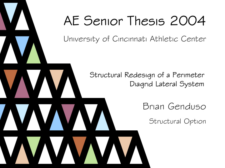 ae senior thesis 2004 ae senior thesis 2004