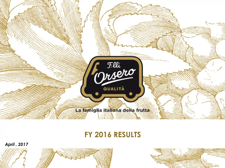 fy 2016 results