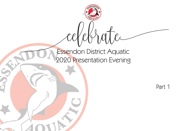 essendon district aquatic 2020 presentation evening