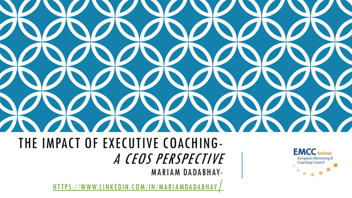 a ceos perspective