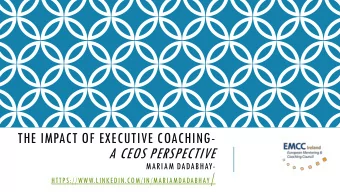 A CEOS PERSPECTIVE  MARIAM DADABHAY- HTTPS://WWW.LINKEDIN.COM/IN/MARIAMDADABHAY /  WHY EVALUATE THE