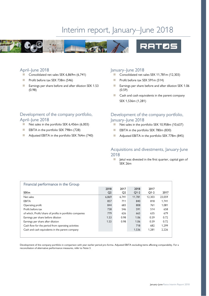 interim report january june 2018