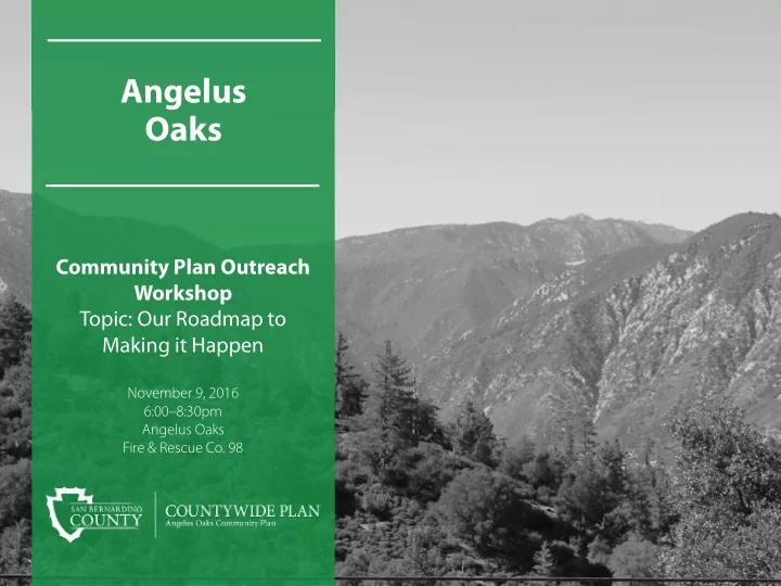 angelus oaks