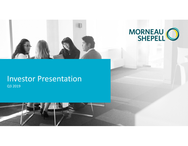 investor presentation