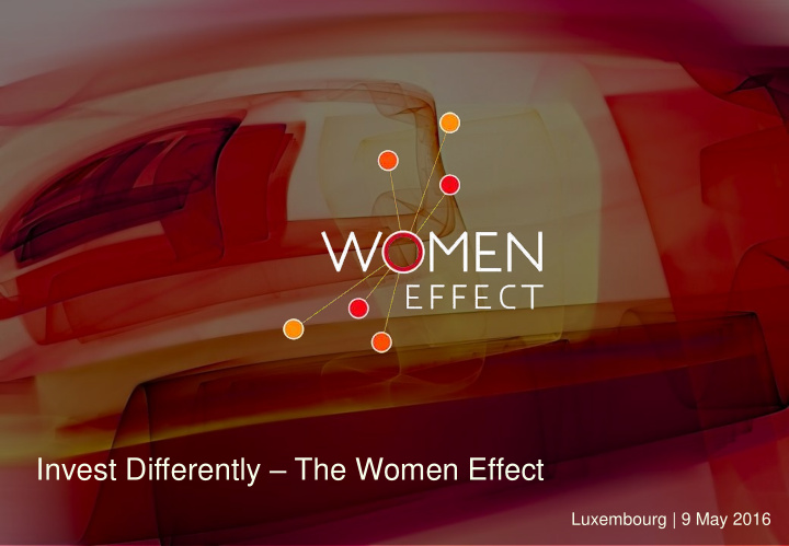 invest differently the women effect