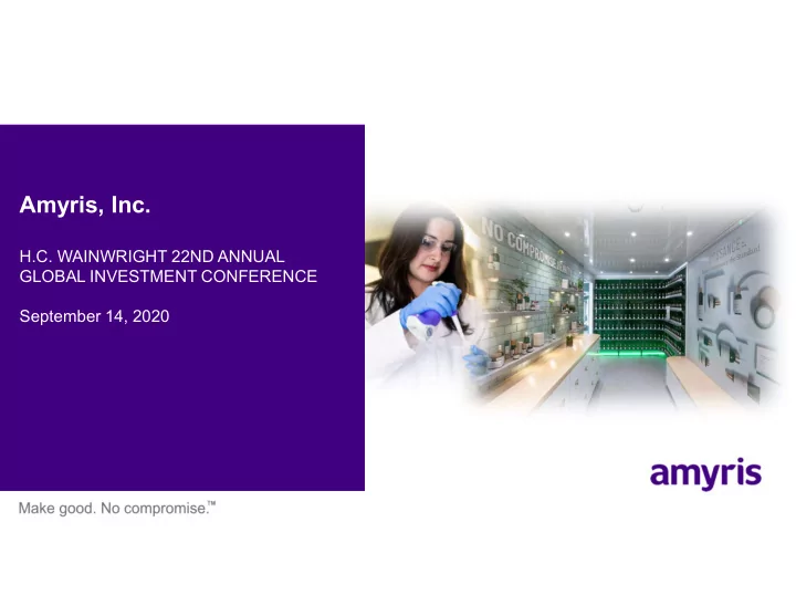 amyris inc