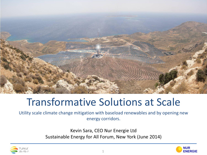 transformative solutions at scale