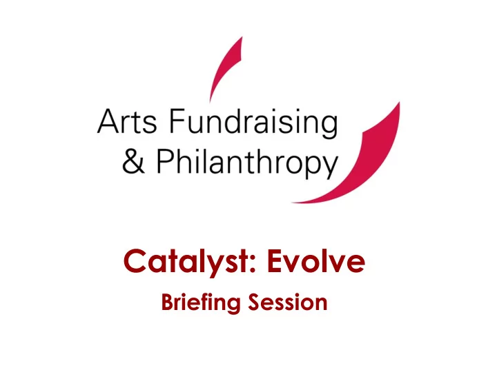catalyst evolve