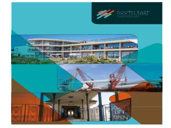 Coastal Prospectus  Who is it for  Government  SELEP Partners  A vehicle for those