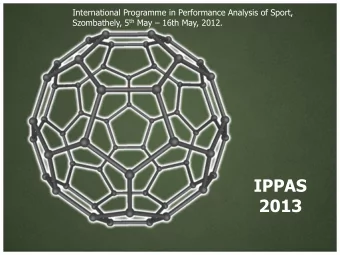 IPPAS  2013  PARCS  (Performance Analysis Research and Consultancy in Sport)  Lifelong Learning