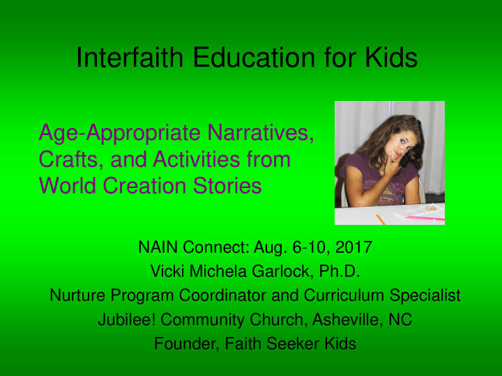 interfaith education for kids