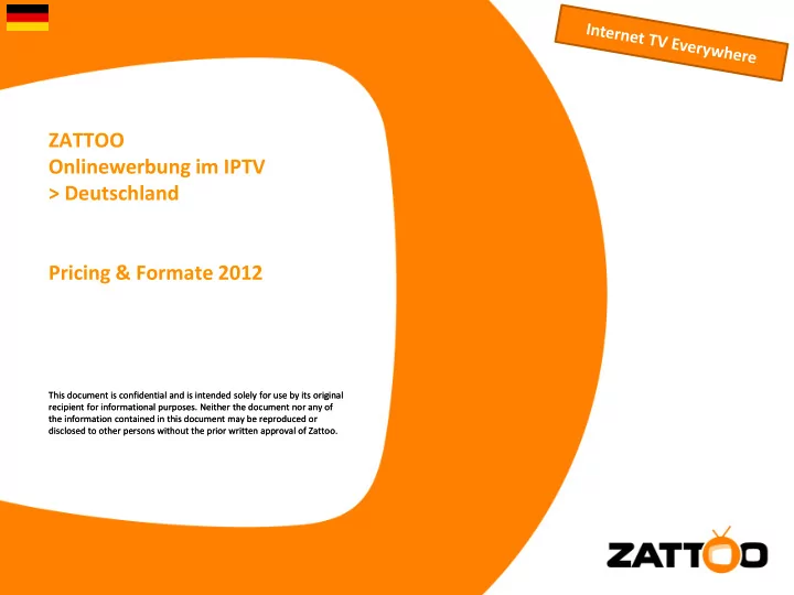zattoo onlinewerbung im iptv deutschland pricing formate
