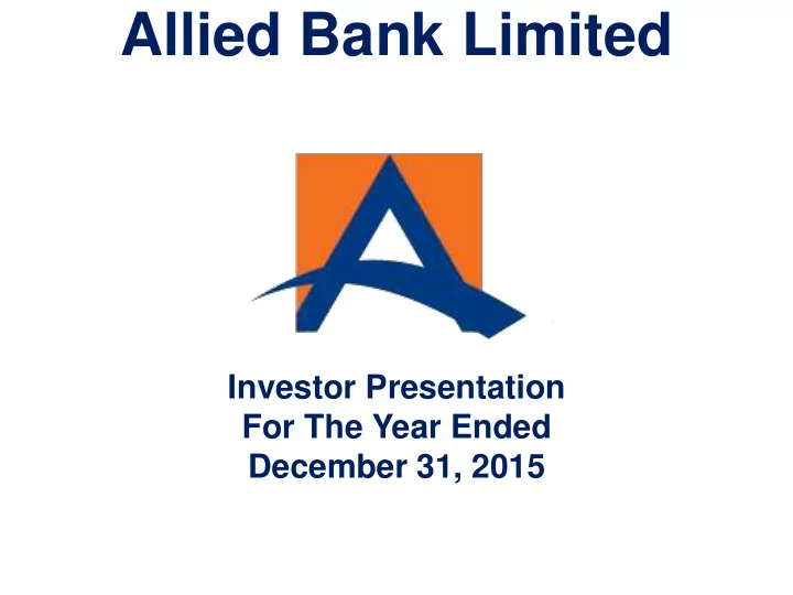 allied bank limited