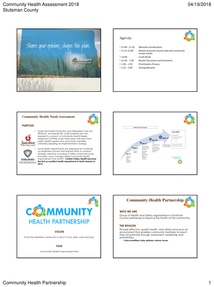community health assessment 2018 04 19 2018 stutsman