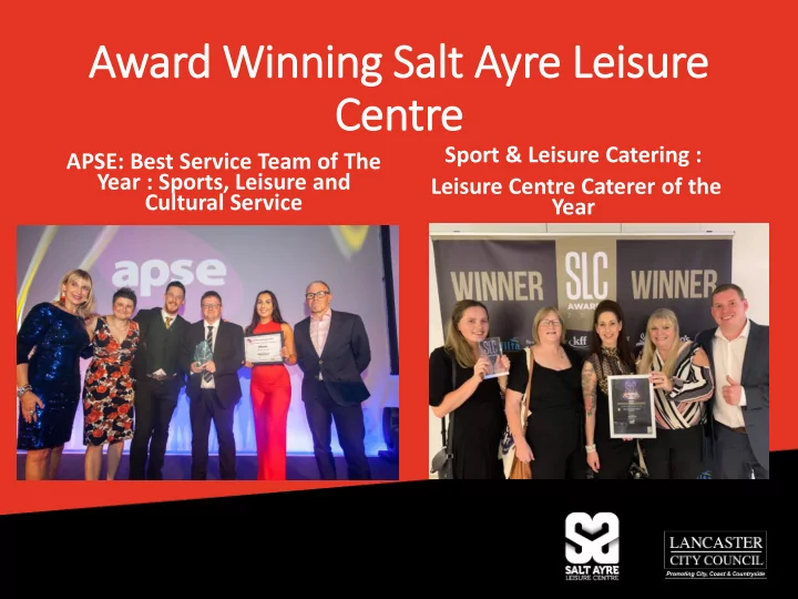 award winning salt ayre leisure