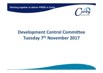 Development Control Committee Tuesday 7 th November 2017  th  d  b  201  1  17/00268/DPA  38